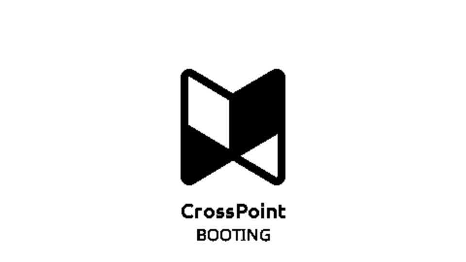 CrossPoint boot screen on an X4